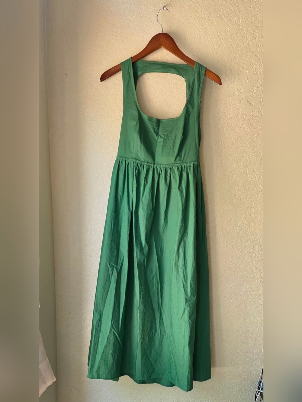 Anthropologie O.P.T Mariabella Sleeveless Cut Out Green Maxi Dress